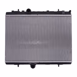 Engine radiator; VALEO; Aluminium 544 380 26; for PEUGEOT, CITROËN, DS; 1610824180, 9800482380, 1610824180, 9800482380, 16108 ...