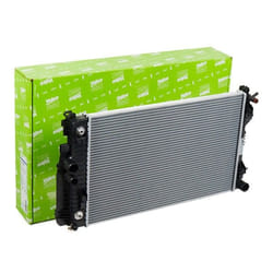 VALEO 701222 Engine radiator Aluminium 650 398 32 Brazed cooling fins MERCEDES-BENZ: Vito Mixto
