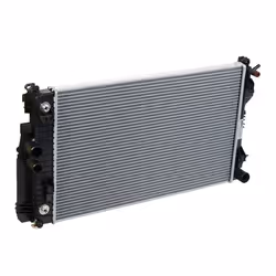 VALEO 701222 Engine radiator Aluminium 650 398 32 Brazed cooling fins MERCEDES-BENZ: Vito Mixto