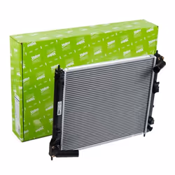 Engine radiator; VALEO; Aluminium 505 428 16 without cap Brazed cooling fins; for NISSAN; 214101KC5A, 21410BA61A