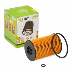 Oil filter; VALEO; Filter Insert; for VOLKSWAGEN, AUDI, SKODA, SEAT, VW; 03N115562, 03N115562B, 3N115562, 3N115562B, 65055046 ...