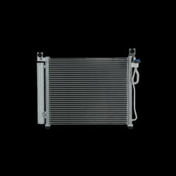 VALEO 812735 Condenser with dryer 14 14 Aluminium 495 R134a SKODA: Fabia 2, Fabia I Hatchback, VOLKSWAGEN: Polo IV Hatchback