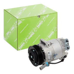 VALEO NEW ORIGINAL PART 813160 AC Compressor 6CVC 12 PAG 46 R134a with PAG compressor oil VAUXHALL: Astra Mk6, Astra Mk6 GTC, Meriva Mk2