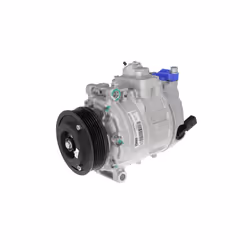 AC Compressor; VALEO; 7SEU 12 PAG 46 R134a with PAG compressor oil; for VOLKSWAGEN, VW; 7E0820803, 7E0820803A, 7E0820803F, 7E ...
