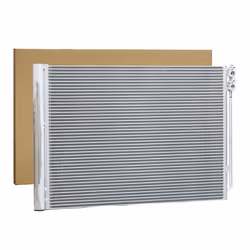 Condenser; VALEO; with dryer Aluminium 698 R134a; for BMW; 4247809, 64509109723, 64509149395, 64509255983, 64509389417
