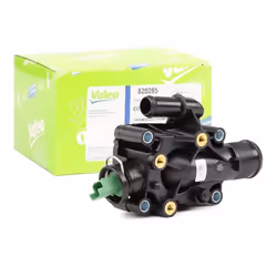 Engine thermostat; VALEO; 91 with gaskets/seals with housing; for PEUGEOT, CITROËN; 1336Z0, 1336Z0, 9647265980