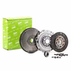 Clutch; VALEO; FULLPACK DMF; with dual-mass flywheel with screw set, with lock screw set, with clutch release bearing 240; fo ...