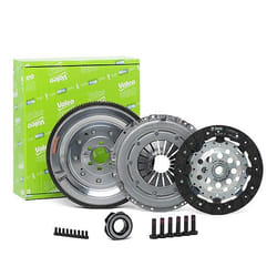 VALEO FULLPACK DMF 837073 Clutch with dual-mass flywheel with screw set, with lock screw set, with clutch release bearing 228