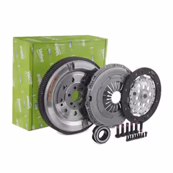 Clutch; VALEO; with dual-mass flywheel with screw set, with lock screw set, with clutch release bearing 228; for VOLKSWAGEN, ...
