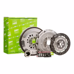 Clutch; VALEO; with dual-mass flywheel with screw set, with lock screw set, with clutch release bearing 229; for BMW; 1223628 ...