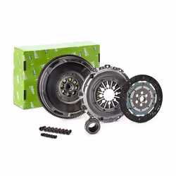 Clutch; VALEO; with dual-mass flywheel with screw set, with lock screw set, with clutch release bearing 240; for BMW; 2120458 ...