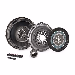 VALEO 837134 Clutch with dual-mass flywheel with screw set, with lock screw set, with clutch release bearing 240 BMW: 3 Saloon, 1 Hatchback, 2 Coupe