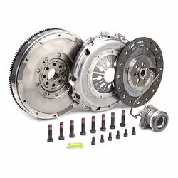 VALEO FULLPACK DMF (CSC) 837408 Clutch with dual-mass flywheel, with central slave cylinder with screw set, with lock screw set 240