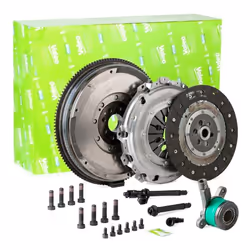 Clutch; VALEO; with dual-mass flywheel, with central slave cylinder with screw set, with lock screw set, without sensor 250; ...