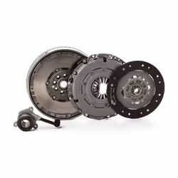 Clutch; VALEO; with dual-mass flywheel, with central slave cylinder with screw set, with lock screw set 250; for PEUGEOT, CIT ...