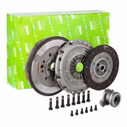 Clutch; VALEO; with dual-mass flywheel, with central slave cylinder with screw set, with lock screw set, without sensor 228; ...