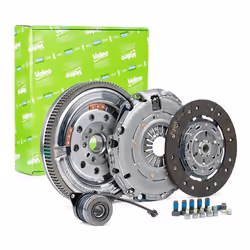 Clutch; VALEO; with dual-mass flywheel, with central slave cylinder with screw set, with lock screw set, without sensor 240; ...