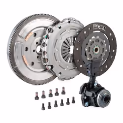 VALEO 837459 Clutch with dual-mass flywheel, with central slave cylinder with screw set, with lock screw set, with sensor 235