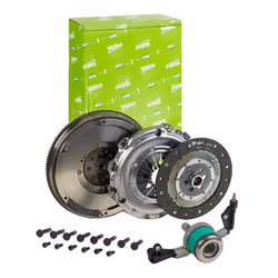 Clutch; VALEO; with dual-mass flywheel, with central slave cylinder with screw set, with lock screw set 240; for MERCEDES-BEN ...