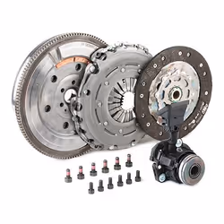 VALEO 837522 Clutch with dual-mass flywheel, with central slave cylinder with screw set, with lock screw set 235 PEUGEOT: 3008 I, 308 SW 2, 508 I SW