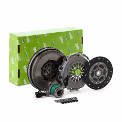 Clutch; VALEO; with dual-mass flywheel, with central slave cylinder with screw set, with lock screw set, without sensor 240; ...