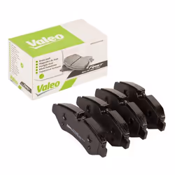 Brake pad set; VALEO; Rear Axle for difficult operating conditions; for MERCEDES-BENZ; 9074208600, 9104203600, 9104203700, 91 ...
