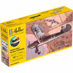 Heller 56238, Fixed-wing aircraft model, Assembly kit, 1:72, Focke Wulf Stosser, Any gender, Plastic