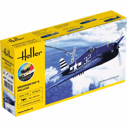 Heller 56272, Fixed-wing aircraft model, Assembly kit, 1:72, F6F Hellcat, Any gender, Plastic