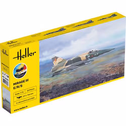 Heller 56323, Fixed-wing aircraft model, Assembly kit, 1:72, Mirage III E, Any gender, Plastic