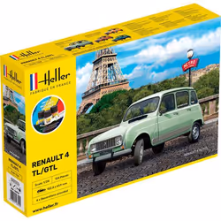 Heller 56759, Classic car model, Assembly kit, 1:24, Renault 4l, Any gender, Plastic