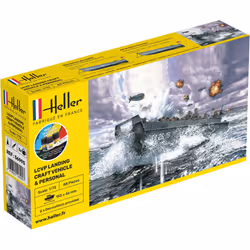 Heller 56995, Naval ship model, Assembly kit, 1:72, LCVP Landing Craft Vehicle & Personnel, Any gender, Plastic