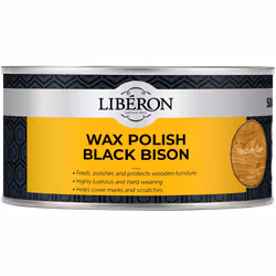 Liberon 069971 Wax Polish Black Bison Medium Oak 500ml