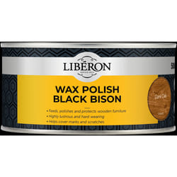 Liberon 069972 Wax Polish Black Bison Dark Oak 500ml