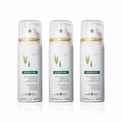 Klorane Dry Shampoo with Oat Milk 3-To-Go Bundle