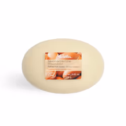 Melvita Extra Rich Litsea Cubeba 150g, Skin, Bar soap, Cleansing, Moisturizing, Nourishing, Oval, Argan oil, Coconut oil, She ...