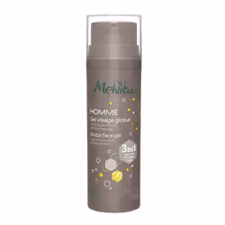 Melvita Organic Face Gel - Men 50ml, Cleansing gel, Men, Universal skin, Moisturizing, Soothing, Pump bottle, AQUA/WATER - AL ...