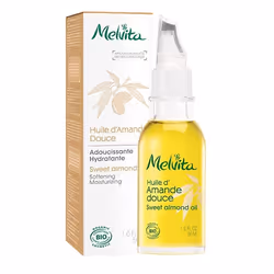 Melvita Organic Sweet Almond Oil - Face and Body 50ml, 50 ml, Women, Universal skin, Calming, Hydrating, Softening, Prunus Du ...