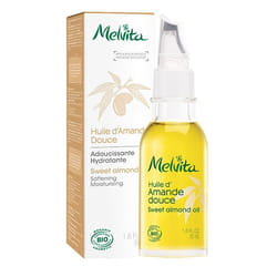 Melvita Organic Sweet Almond Oil - Face and Body 50ml