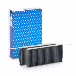 Pollen filter; PURFLUX; Activated Carbon Filter 240 108 20; for RENAULT, VAUXHALL, MERCEDES-BENZ, NISSAN, OPEL; 2789100Q0H, 2 ...