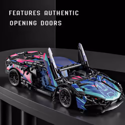 Technical Sportcar Super Car Model Building Blocks Bricks Birthday Gifts for Children Boys - Lamborghini 1314Pcs