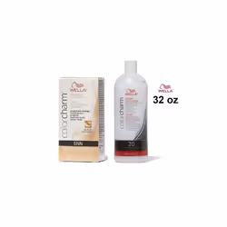32oz) Wella 6NN Intense Dark Blonde Color Charm Permanent Liquid Haircolor - 6NN + Dev (Vol.20