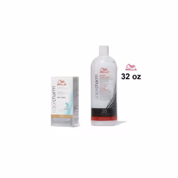 32oz) Wella Color Charm T35 Beige Blonde Hair Toner - T35 + Dev(vol20