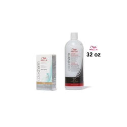 32oz) Wella Color Charm T35 Beige Blonde Hair Toner - T35 + Dev(vol20