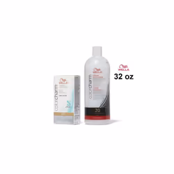32oz) Wella Color Charm T27 Medium Beige Blonde Hair Toner - T27+Dev(Vol20