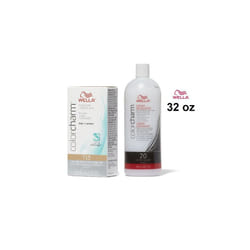 32oz) Wella Color Charm T15 Pale Beige Blonde Hair Toner - T15+Dev(Vol.20
