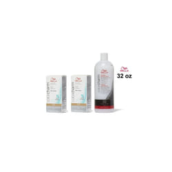 32oz) Wella Color Charm T27 Medium Beige Blonde Hair Toner - T27+T27+Dev(Vol.20