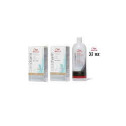 32oz) Wella Color Charm T15 Pale Beige Blonde Hair Toner - T15+T15+Dev(Vol.20