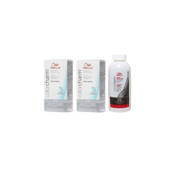 , Dev (Vol.20) 3.6oz) Wella Color Charm T14 Pale Ash Blonde Permanent Liquid Hair Toner - T10 (2x