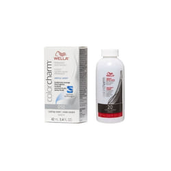 3.6oz) Wella Color Charm T14 Pale Ash Blonde Permanent Liquid Hair Toner - O50, Dev (Vol.20