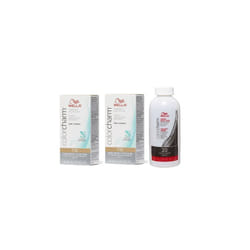 , Dev (Vol.20) 3.6oz) Wella Color Charm T35 Beige Blonde Permanent Liquid Hair Toner - T35 (2x